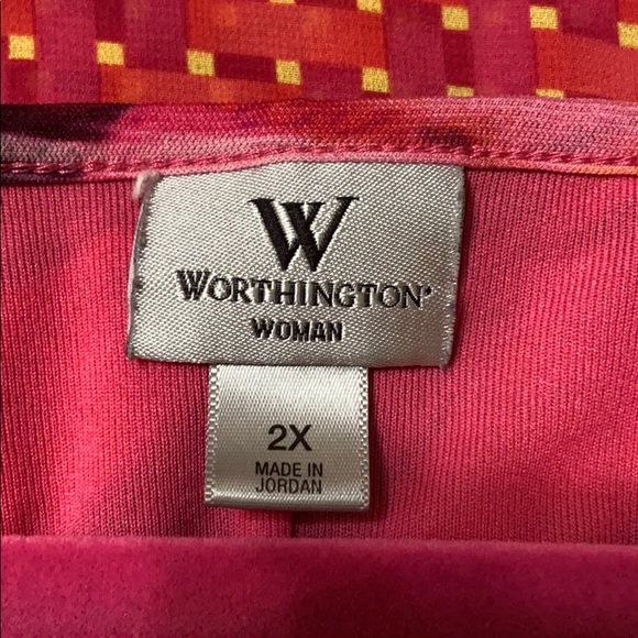 Pink pattern blouse - Picture 4 of 5